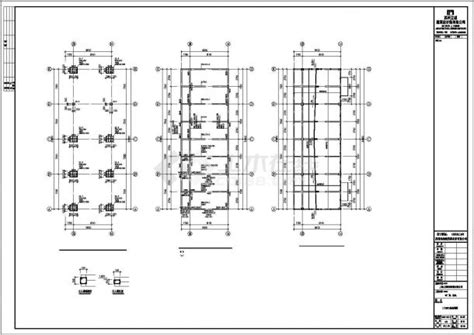 阜阳市坤宁路某五金厂钢结构厂房全套结构设计CAD图纸_工业厂房_土木在线