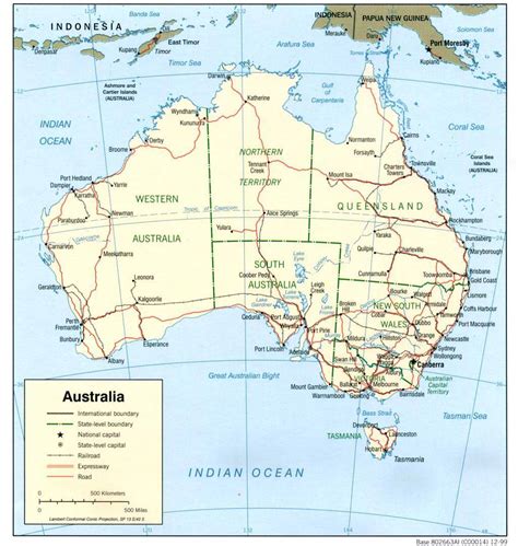 新南威尔士州地图高清大图 - 澳大利亚地图 - 地理教师网
