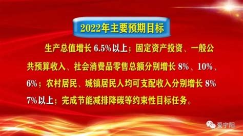 宁阳县人民政府 文字解读 【政策解读】《政府工作报告》2022 年主要预期目标解读