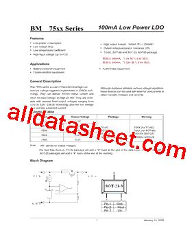 7533 Datasheet(PDF) - Bookly Micro electronic
