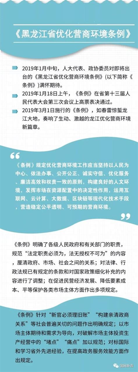 权威解读新修订的《黑龙江省优化营商环境条例》-黑龙江省人民政府网
