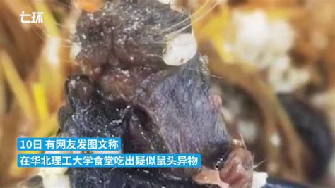 华北理工食堂被曝吃出鼠头