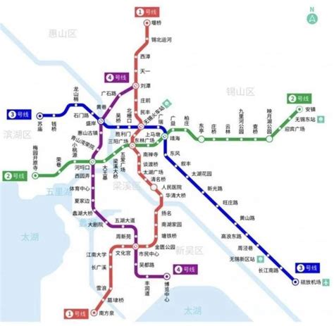 无锡地铁规划图图片