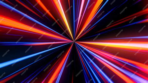 Premium Photo | Abstract glowing fantasy lines background glowing lines