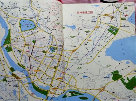 泉州鲤城区古城手绘地图