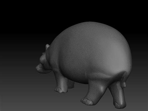 Hippo 3D model - TurboSquid 1415584