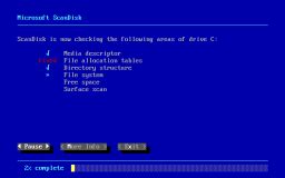 Microsoft ScanDisk - información básica y extensiones de archivo ...
