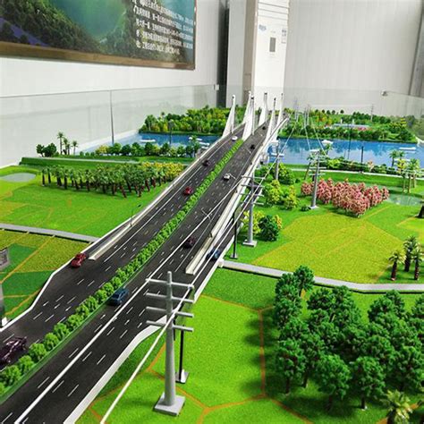 高速公路地形沙盘模型制作案例-卓璟沙盘模型制作公司