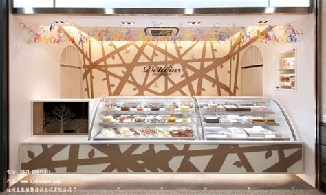 deliciusp品牌连锁蛋糕店设计案例-杭州众策装饰装修公司