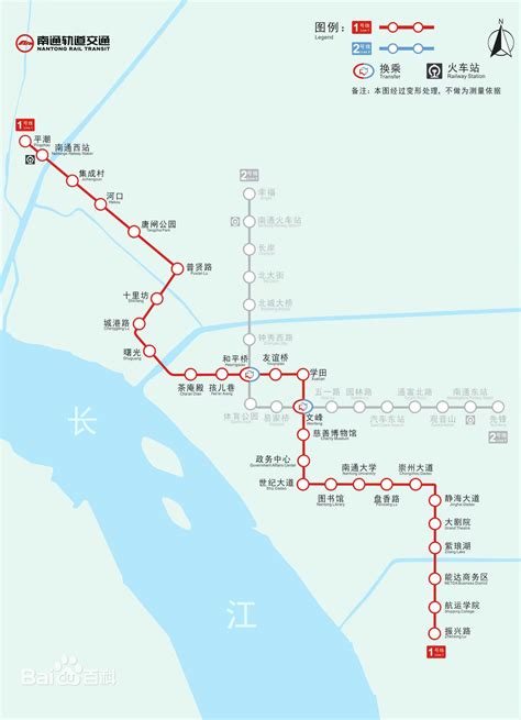 南通地铁 - 地铁线路图