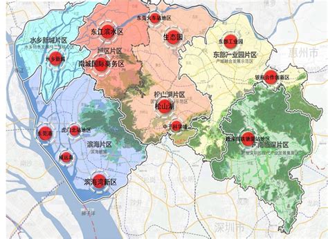 东莞市是怎么样划分莞城、南城、东城、万江的？