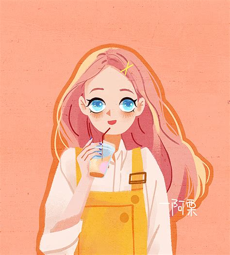 糖果甜美女生头像动漫