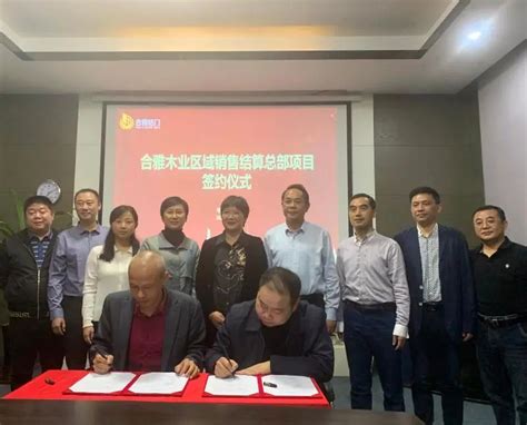 安庆大观区&合雅木业商贸总部项目成功签约-中国木业网