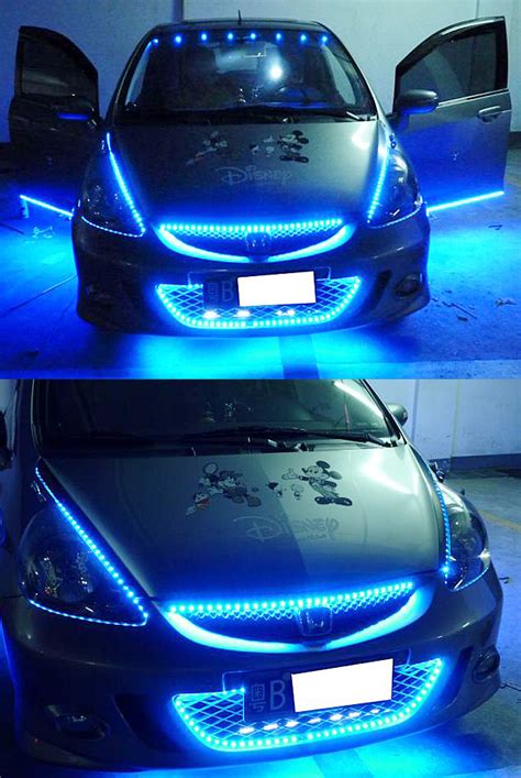 防水30CM15SMD 汽车摩托装饰RGB气氛灯 LED车载灯带车灯 氛围灯条 ...