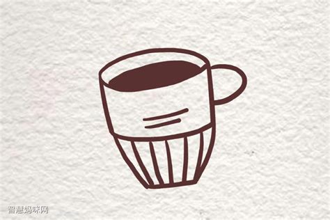 咖啡豆简笔画咖啡馆简笔画(咖啡豆的简笔画) - 抖兔教育