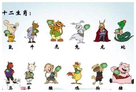 十二生肖排序表图图片 十二生肖排序表图图片