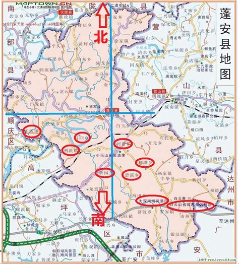 未来的高蓬公路规划看蓬安一路向南发展——-蓬安论坛-麻辣社区