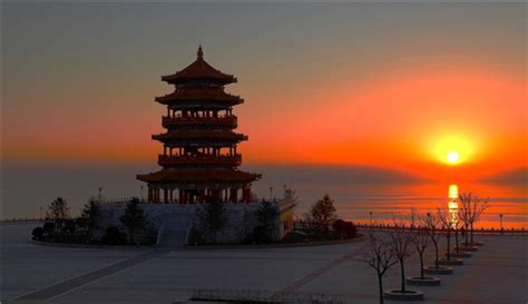 圆型海天阁建筑高清图片下载_红动中国