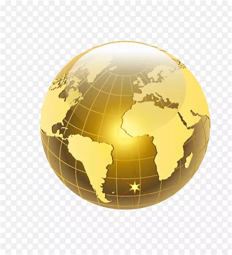 金色的地球PNG图片素材下载_图片编号ydonjbbq-免抠素材网