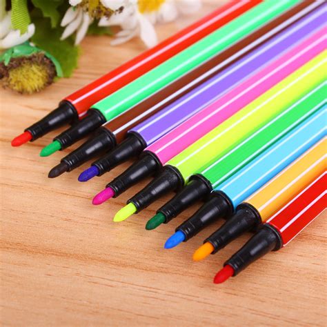 24色水彩笔_24色水彩笔可水洗彩色画笔小学生儿童涂鸦彩色笔 - 阿里巴巴