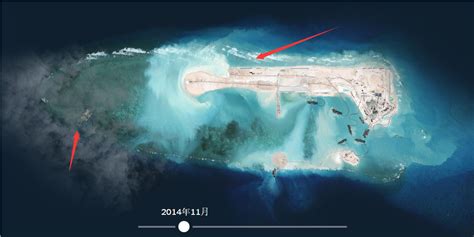 中国南海新岛屿初见雏形: 填海造岛, 3500米机场跑道拔地而起|南海|填海|岛屿_新浪新闻