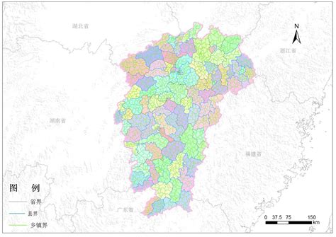 江西省行政区划图图片 江西省行政区划图图片