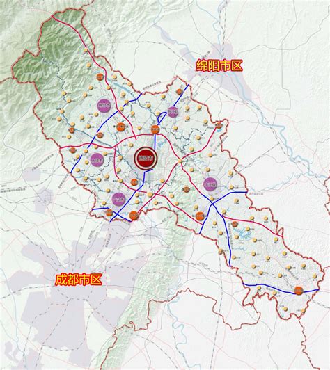 德阳市区、市、县面积排行，现有区域规划图，地理位置介绍