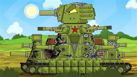 坦克世界动画：kv44m大战巨鼠坦克，苏军坦克损失惨重！坦克动画_腾讯视频