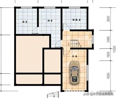 一层平小别墅设计图_农村自建房图纸,安筑别墅图纸AZ332
