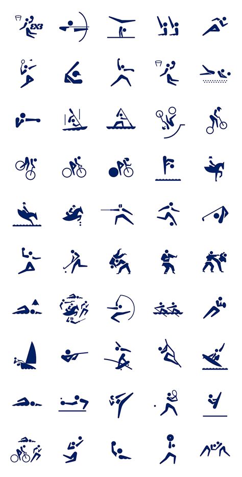 2020东京奥运体育项目图标及名称
