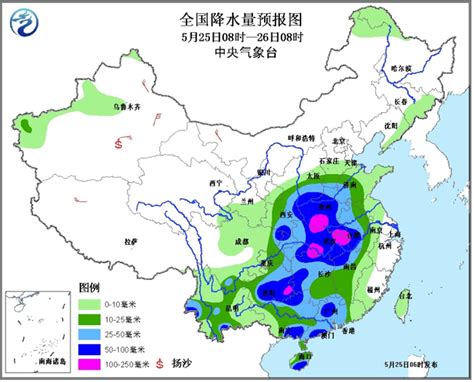 强降雨入侵中东部 暴雨预警升级为黄色-中国气象局政府门户网站
