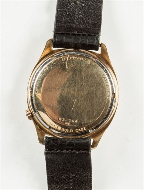 Vintage Bulova Accutron 14K Gold Watch, M6 : Lot 244