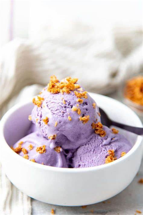Ube Ice Cream (Purple Yam Ice Cream) - The Flavor Bender