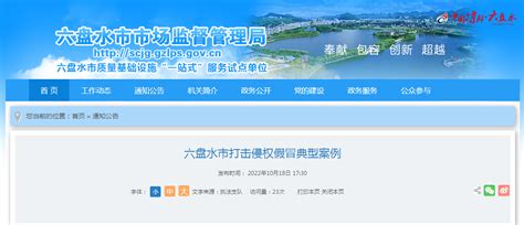 贵州省六盘水市打击侵权假冒典型案例公布-中国质量新闻网