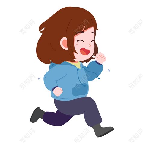 运动甜美女生头像卡通版