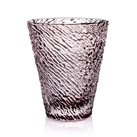 意大利进口IVV手工彩色水杯果汁杯套装 彩色耐热螺旋创意玻璃杯子-美间设计