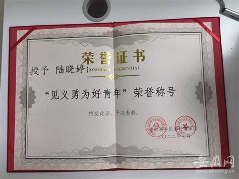 我院曹京瑞同学荣获第八届山西“见义勇为”道德模范提名奖-山西药科职业学院