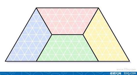 如图所示，由三个等边三角形组成的梯形（我们把这种梯形叫TRM） 我们现... #31737-图形分拼-图形视觉-33IQ