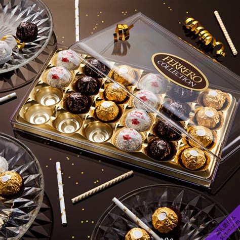 费列罗臻品巧克力三色球24粒婚庆表白食品零食喜糖礼盒中秋节礼物