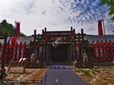 梁山风景区水浒剧场,历史古迹景区,旅游景点,摄影素材,汇图网www.huitu.com
