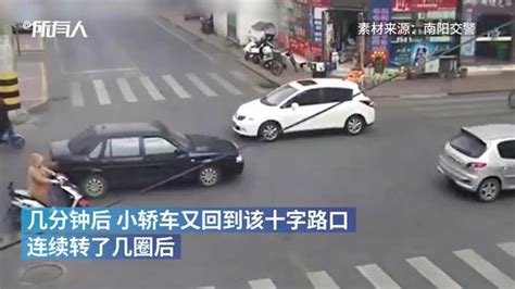 河南南阳一男子因醉驾在十字路口连转16圈，已被刑拘_凤凰网视频_凤凰网