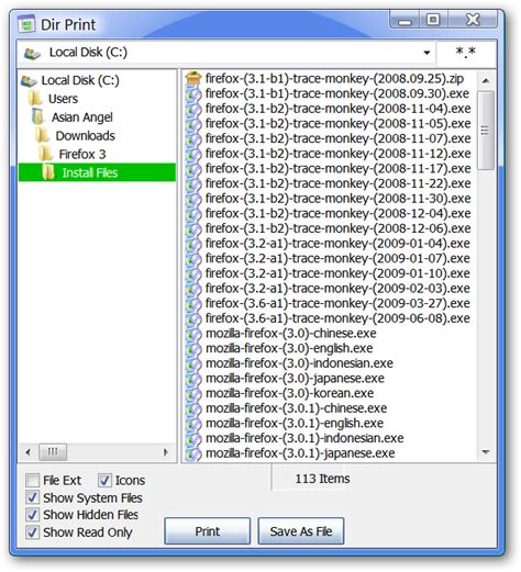 How to list all file names from a folder and sub-folders into a ...