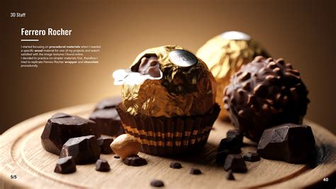 Pallante - Ferrero Rocher费列罗巧克力/三维产品渲染_Pallante-站酷ZCOOL