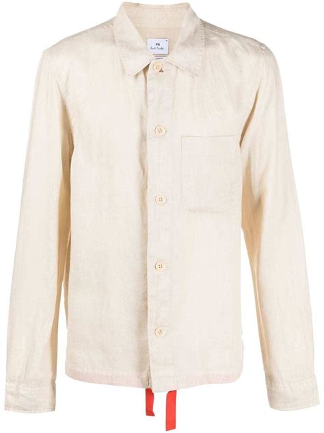 PS Paul Smith Classic Linen Shirt, $200 | farfetch.com | Lookastic