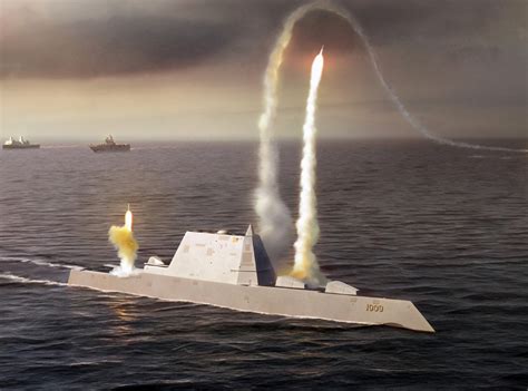 美国海军下一代驱逐舰方案曝光 长的像……_军事_中华网