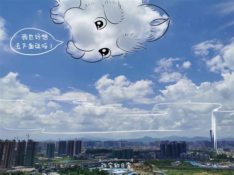 我眼中的可爱云朵 在空中巧合成千奇百怪的形状-高清图集-中国天气网