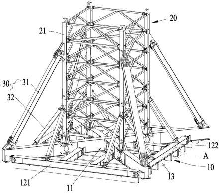一种塔式起重机组合式底架压重基础结构的制作方法