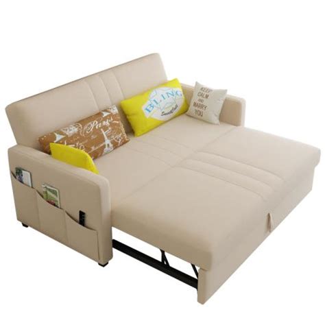 慕艺 布艺沙发三人位 多功能可折叠沙发床高密度海绵床垫布艺沙发_设计素材库免费下载-美间设计