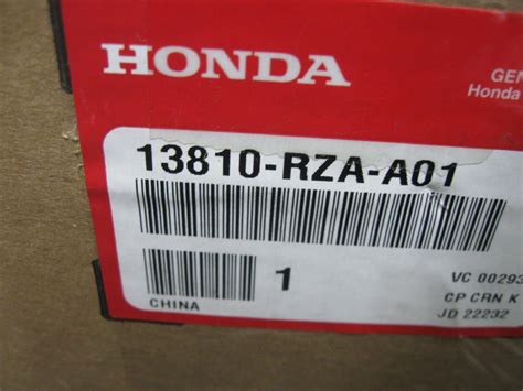 Honda 13810-RZA-A01 Crankshaft Pulley for 07-09 CR-V 2.4 | eBay