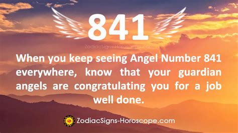 Meaning Angel Number 841 Interpretation Message of the Angels >>
